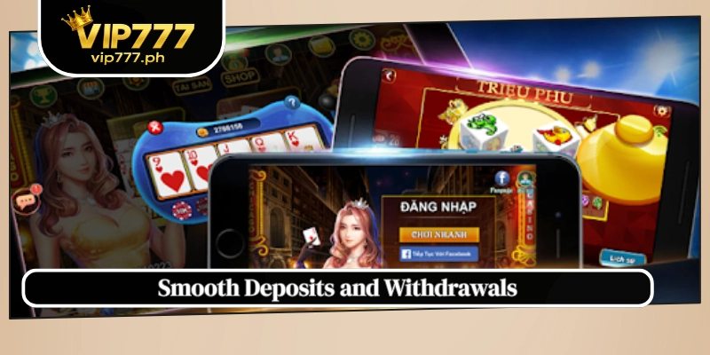 Smooth Deposits and Withdrawals